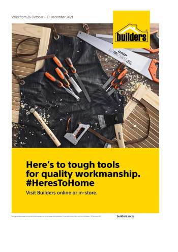Builders catalogue  - 26/10/2021 - 27/12/2021.