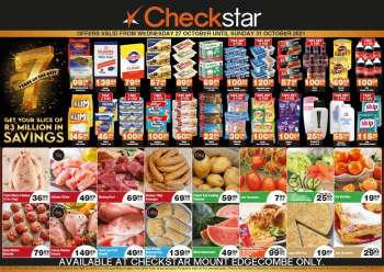 Checkstar catalogue  - 27/10/2021 - 31/10/2021.