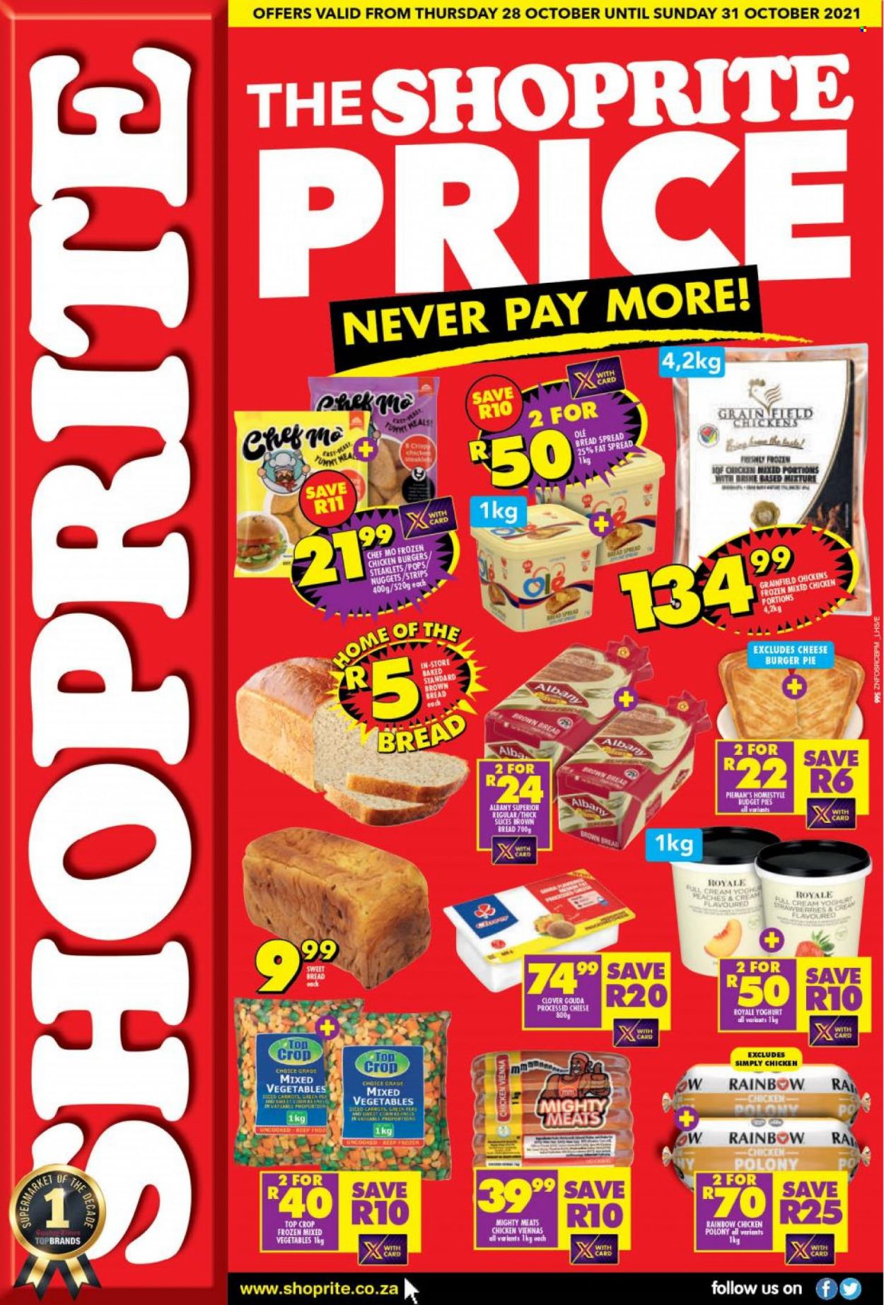 Shoprite specials - 28/10/2021 - 31/10/2021. Page 1