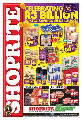 Shoprite catalogue  - 29/10/2021 - 31/10/2021.
