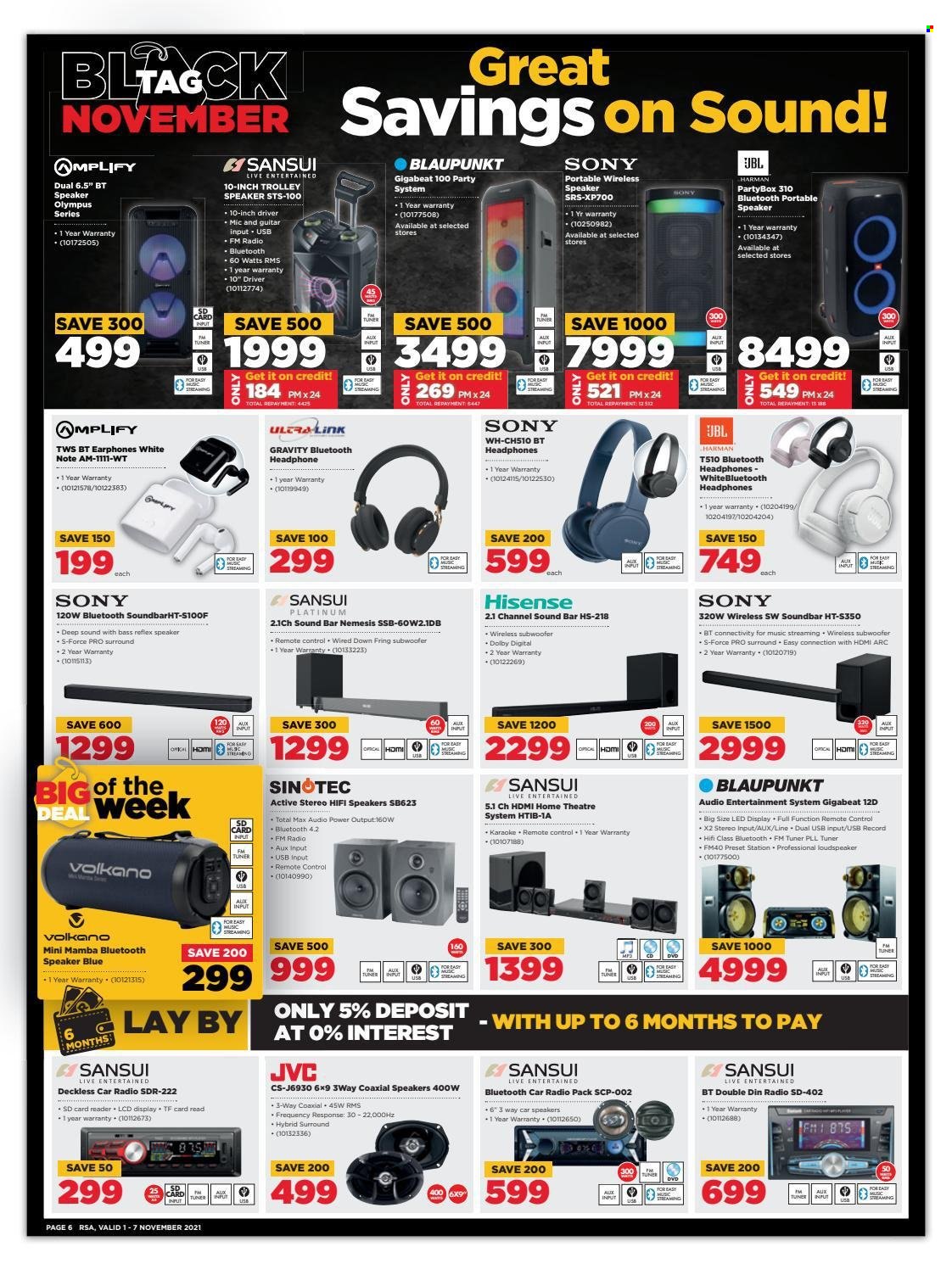 HiFi Corp specials - 01/11/2021 - 07/11/2021. Page 6