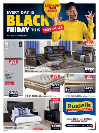 Russells catalogue  - 01/11/2021 - 30/11/2021.