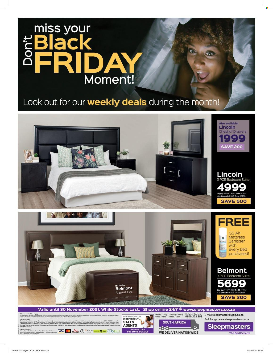 Sleepmasters specials - 01/11/2021 - 30/11/2021. Page 6