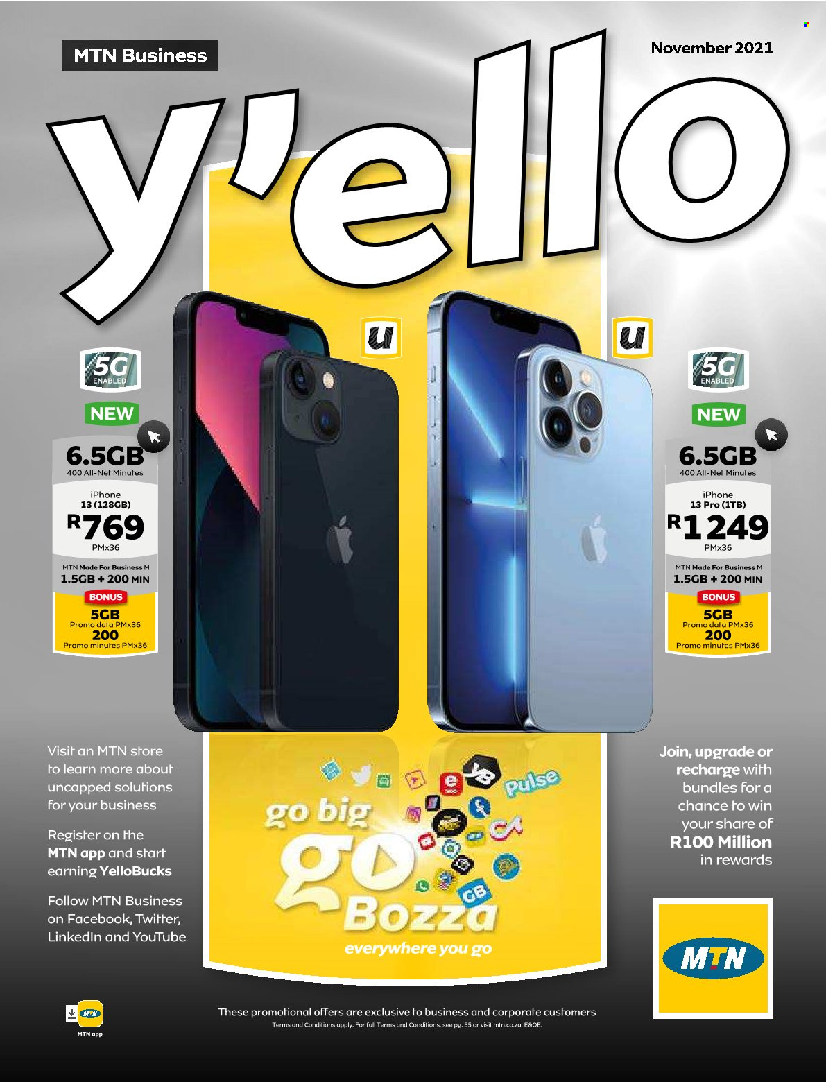 MTN Specials  - 01/11/2021 - 30/11/2021. Page 1.