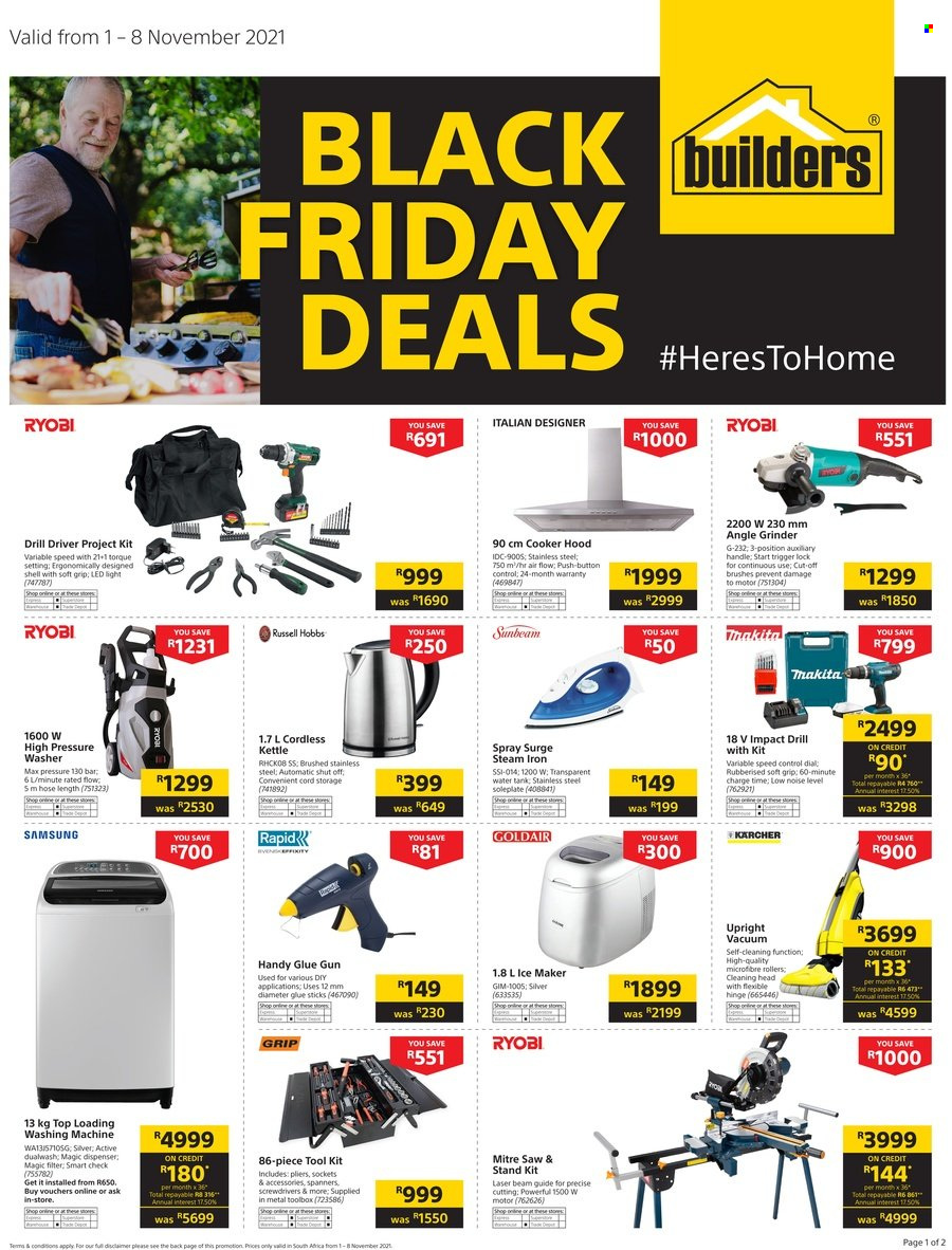 Builders specials - 01/11/2021 - 08/11/2021. Page 1