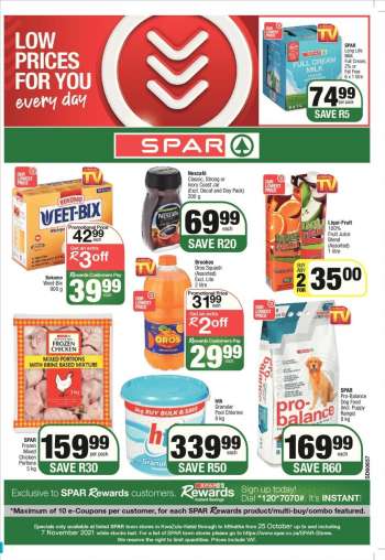 SPAR catalogue  - 25/10/2021 - 07/11/2021.