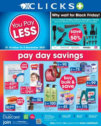 Clicks catalogue  - 21/10/2021 - 04/11/2021.