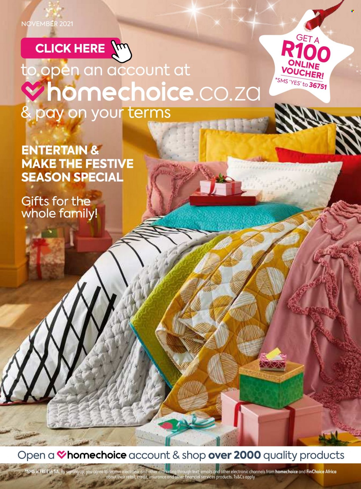HomeChoice specials - 01/11/2021 - 30/11/2021. Page 1
