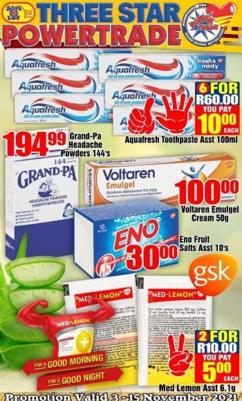 Three Star Cash and Carry catalogue  - 03/11/2021 - 15/11/2021.