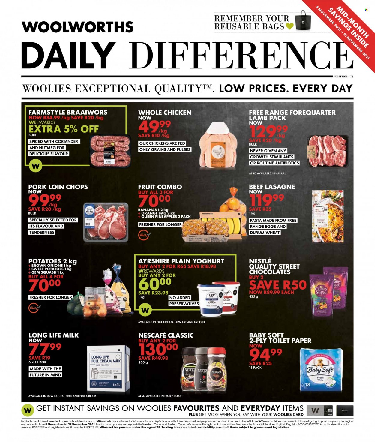 Woolworths specials - 08/11/2021 - 21/11/2021. Page 1