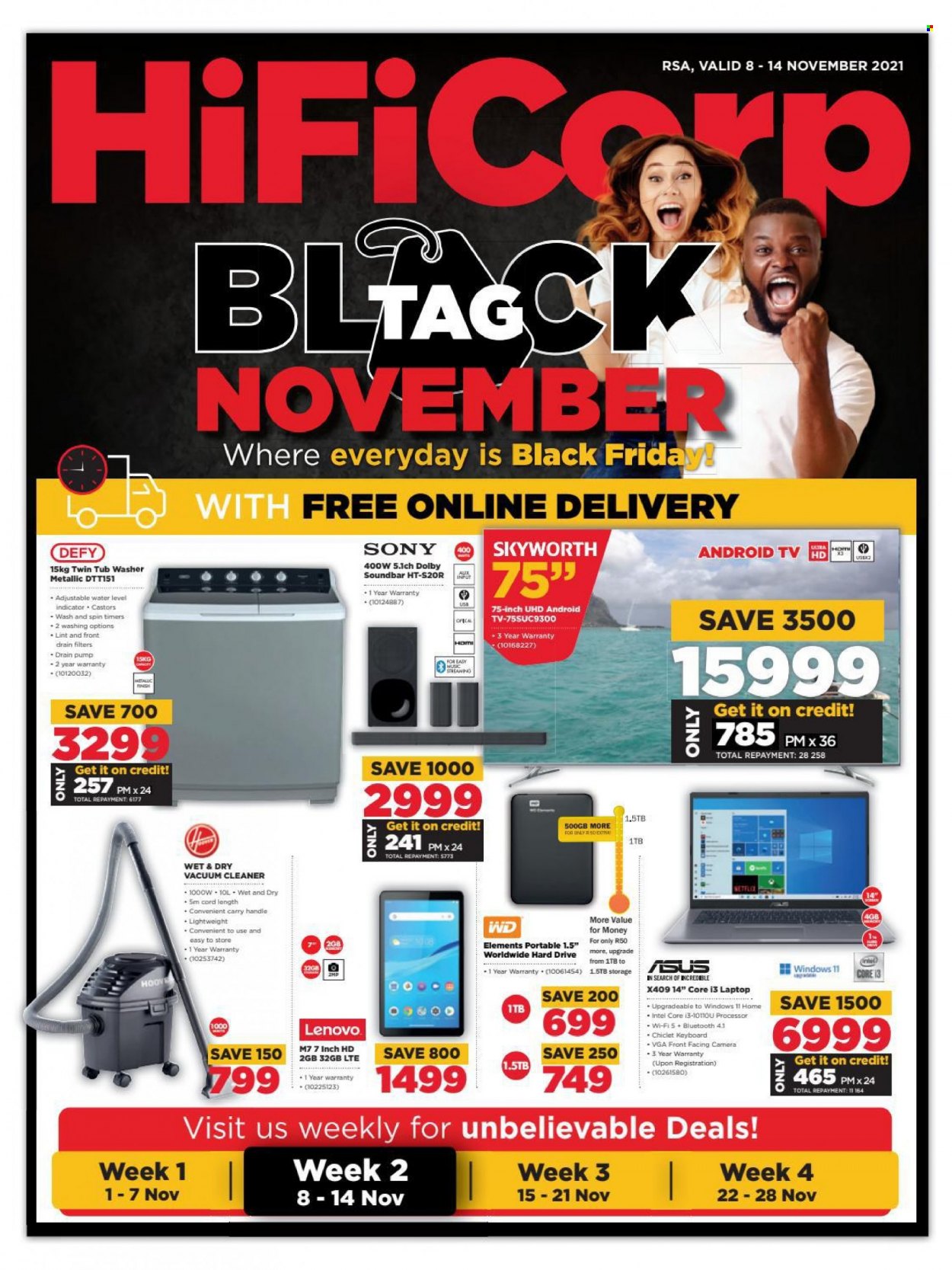 HiFi Corp specials - 08/11/2021 - 14/11/2021. Page 1