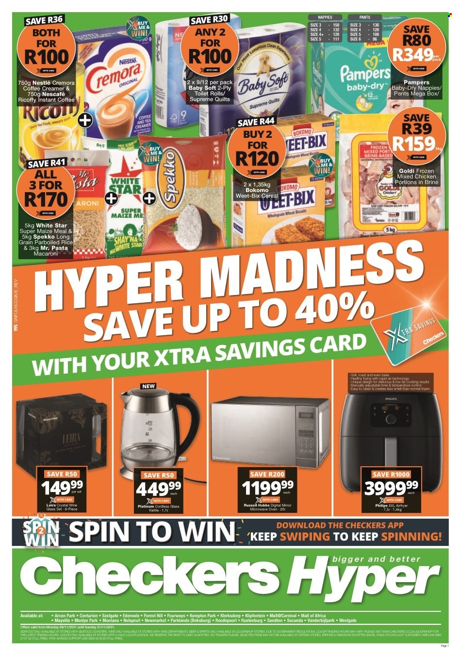 Checkers specials - 08/11/2021 - 21/11/2021. Page 1