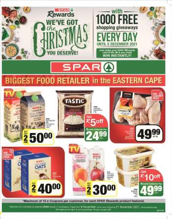 SPAR catalogue  - 09/11/2021 - 21/11/2021.