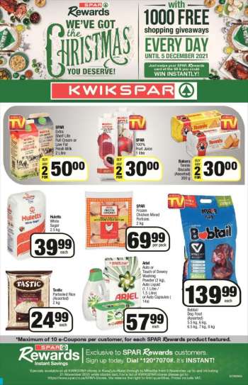 SPAR catalogue  - 09/11/2021 - 21/11/2021.