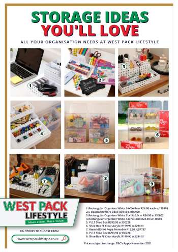 West Pack Lifestyle catalogue .