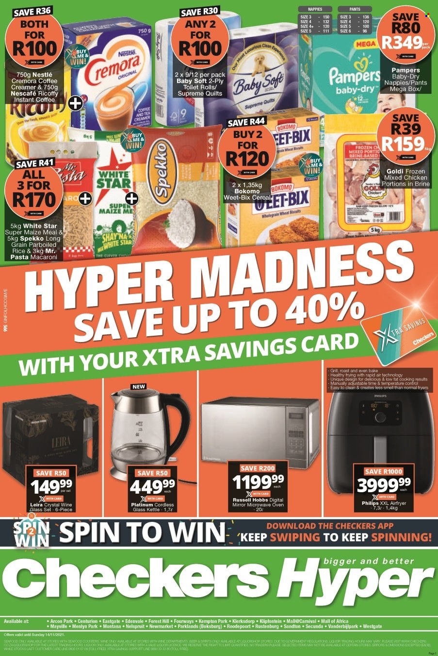 Checkers specials - 10/11/2021 - 14/11/2021. Page 1