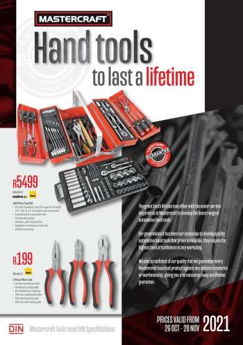Builders catalogue  - 26/10/2021 - 28/11/2021.