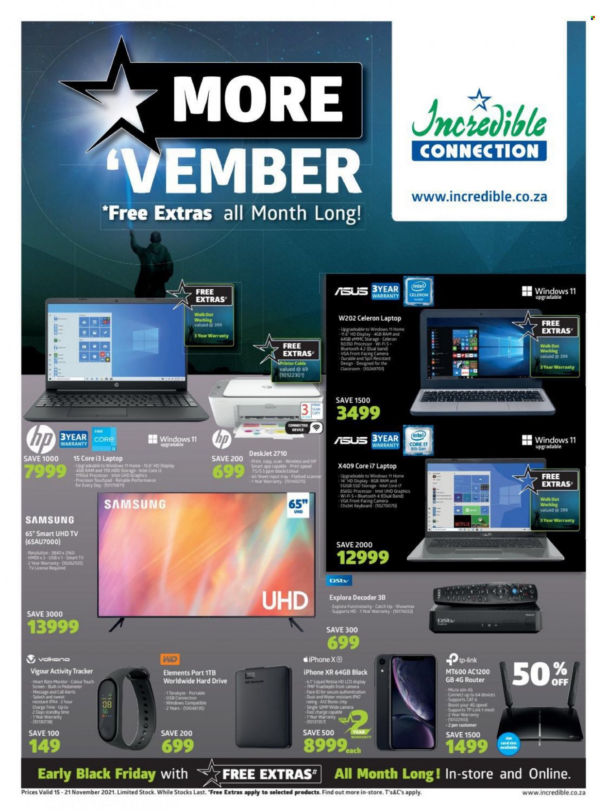 Incredible Connection specials - 15/11/2021 - 21/11/2021. Page 1