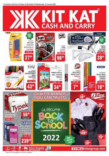 Kit Kat Cash & Carry catalogue  - 18/11/2021 - 31/01/2022.