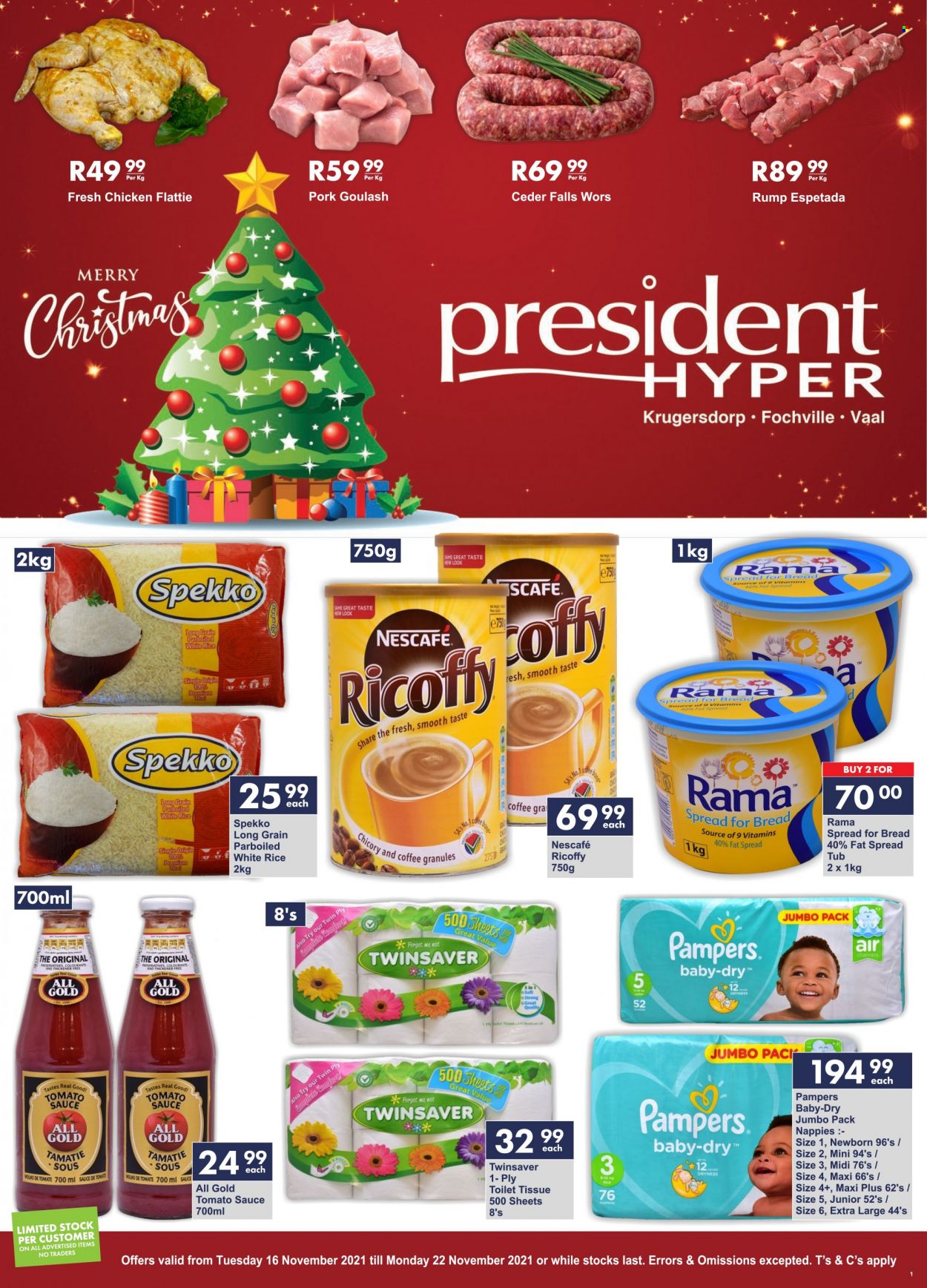 President Hyper specials - 16/11/2021 - 22/11/2021. Page 1