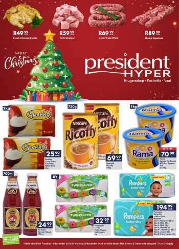 President Hyper catalogue  - 16/11/2021 - 22/11/2021.