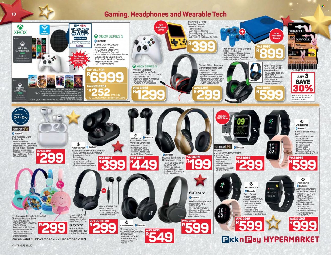 Pick n Pay Hypermarket specials - 15/11/2021 - 27/12/2021. Page 10