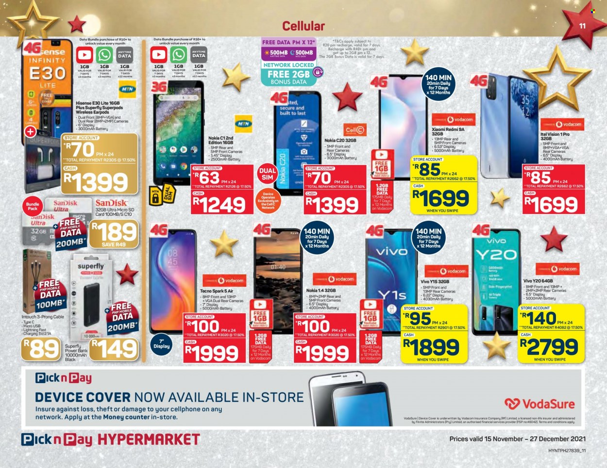 Pick n Pay Hypermarket specials - 15/11/2021 - 27/12/2021. Page 11