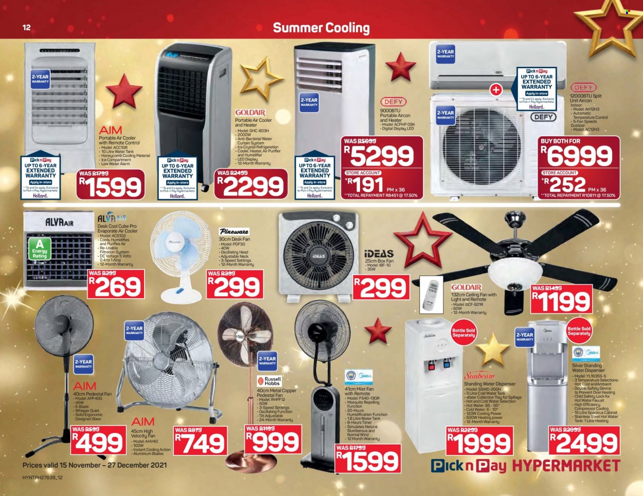 Pick n Pay Hypermarket specials - 15/11/2021 - 27/12/2021. Page 12