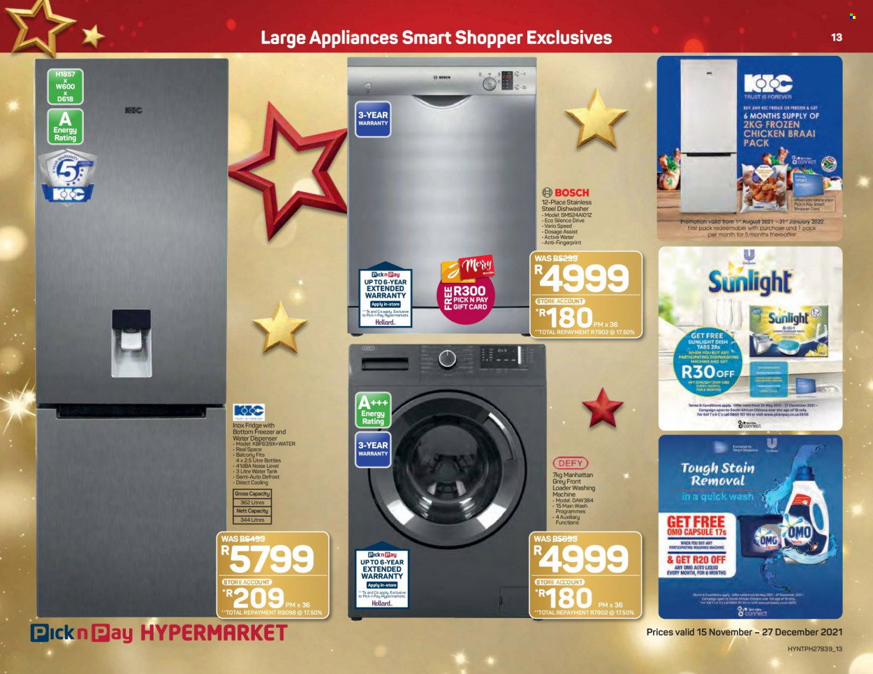Pick n Pay Hypermarket specials - 15/11/2021 - 27/12/2021. Page 13