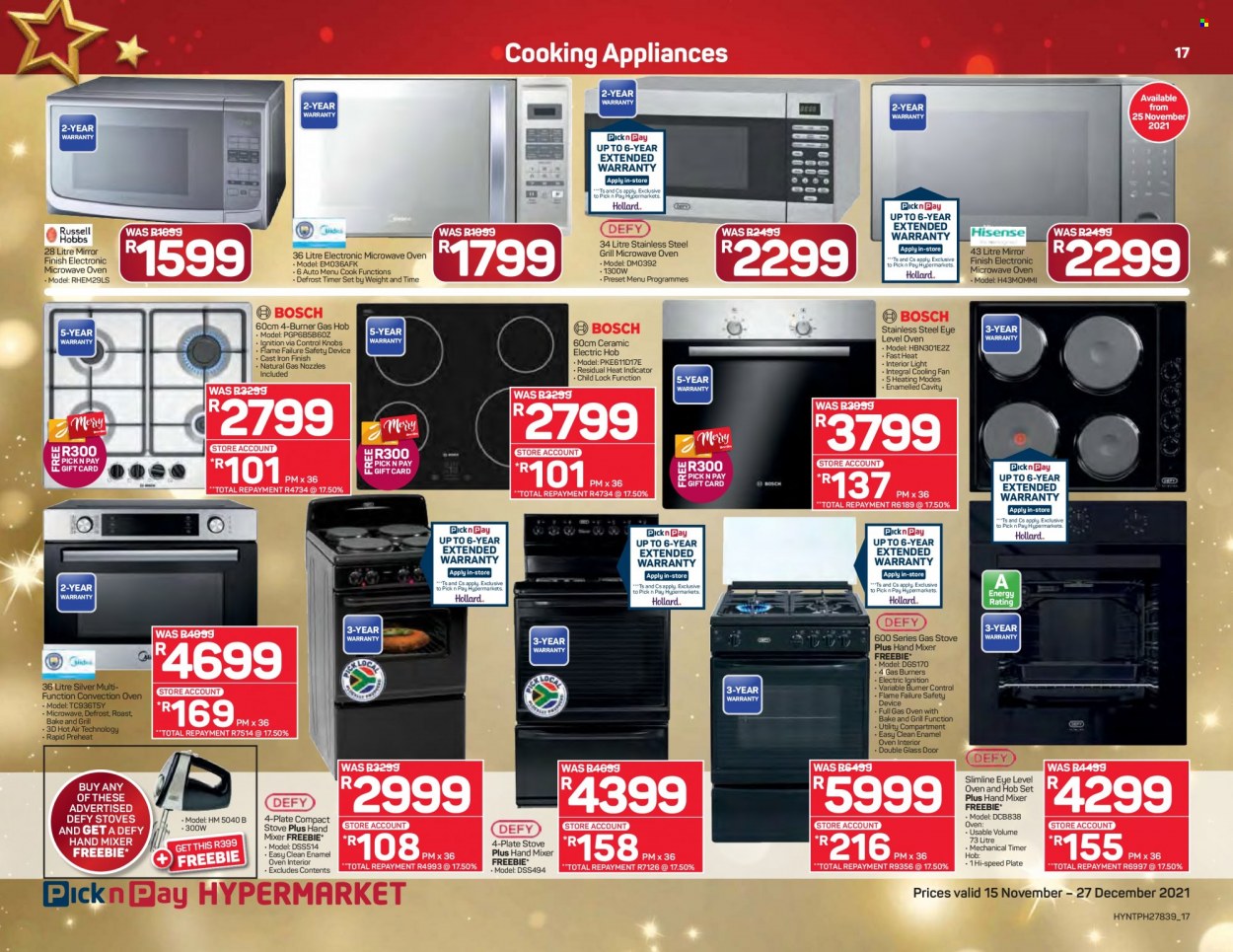 Pick n Pay Hypermarket specials - 15/11/2021 - 27/12/2021. Page 17