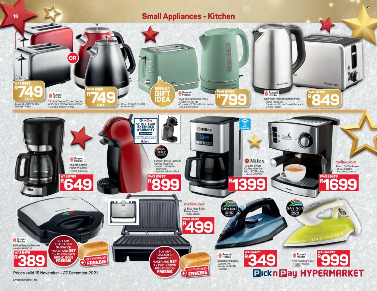 Pick n Pay Hypermarket specials - 15/11/2021 - 27/12/2021. Page 18