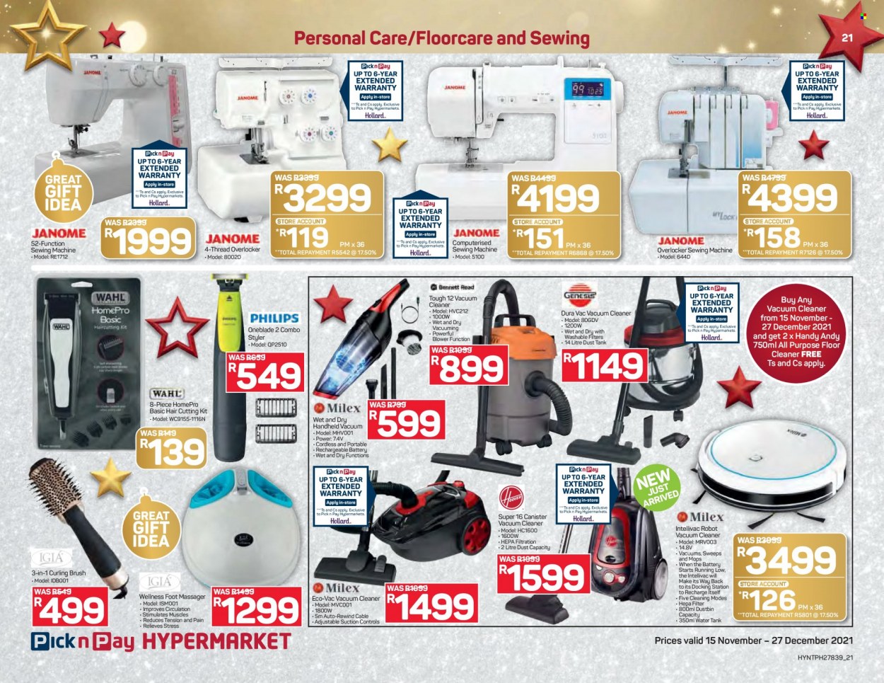 Pick n Pay Hypermarket specials - 15/11/2021 - 27/12/2021. Page 21