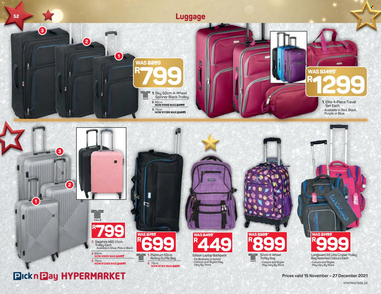 Pick n Pay Hypermarket specials - 15/11/2021 - 27/12/2021. Page 52