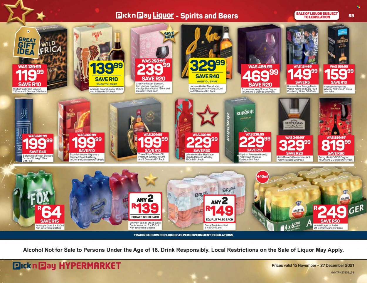 Pick n Pay Hypermarket specials - 15/11/2021 - 27/12/2021. Page 59