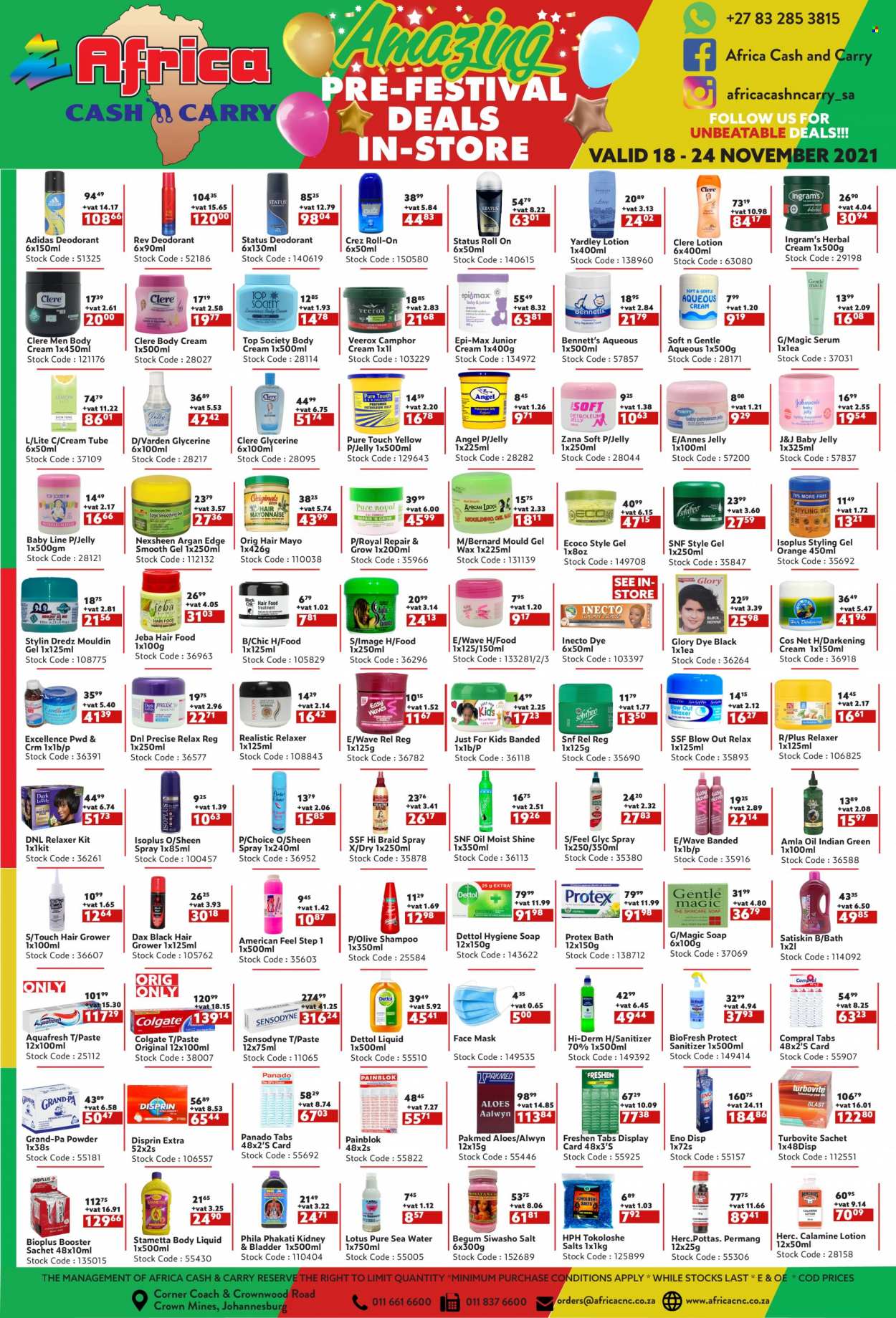Africa Cash & Carry specials - 18/11/2021 - 24/11/2021. Page 1