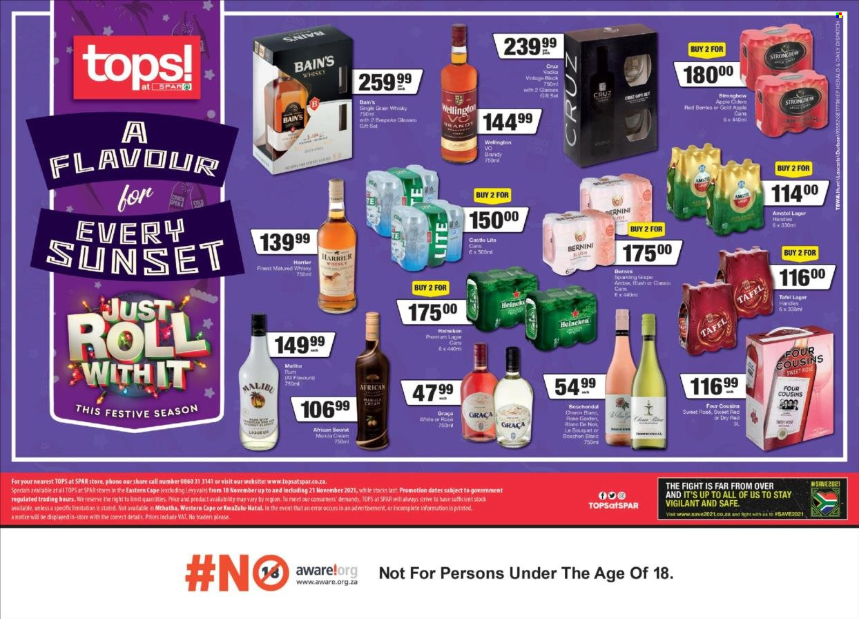 TOPS at SPAR specials - 18/11/2021 - 21/11/2021. Page 1