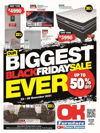 OK Furniture catalogue  - 22/11/2021 - 28/11/2021.