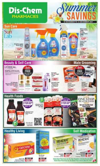 Dis-Chem catalogue  - 18/11/2021 - 12/12/2021.