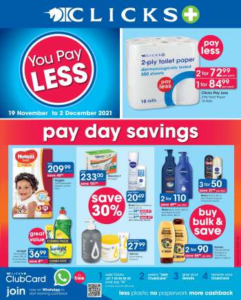 Clicks catalogue  - 19/11/2021 - 02/12/2021.