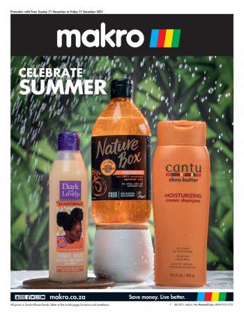 Makro catalogue  - 21/11/2021 - 31/12/2021.