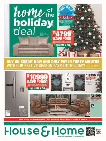 House & Home catalogue  - 22/11/2021 - 05/12/2021.