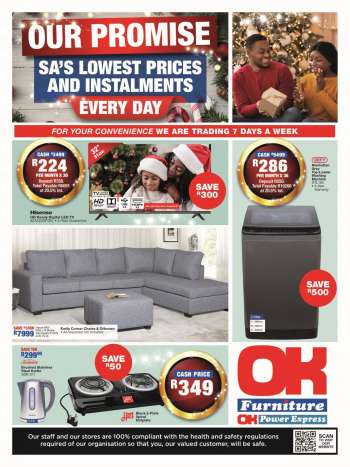 OK Furniture catalogue  - 22/11/2021 - 05/12/2021.