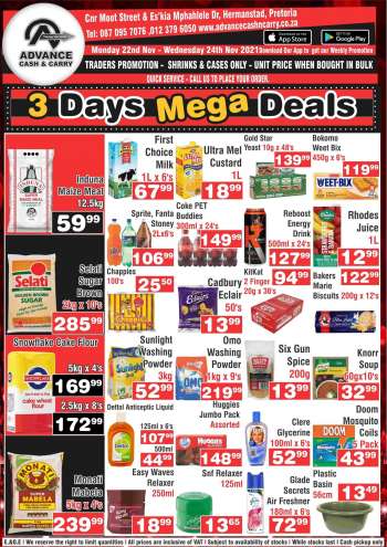 Advance Cash & Carry catalogue  - 22/11/2021 - 24/11/2021.