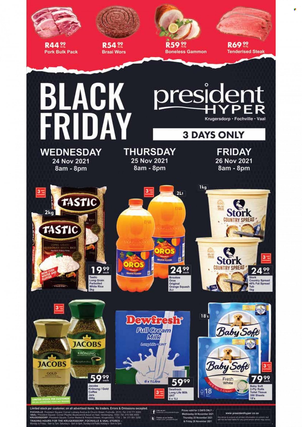 President Hyper specials - 24/11/2021 - 26/11/2021. Page 1