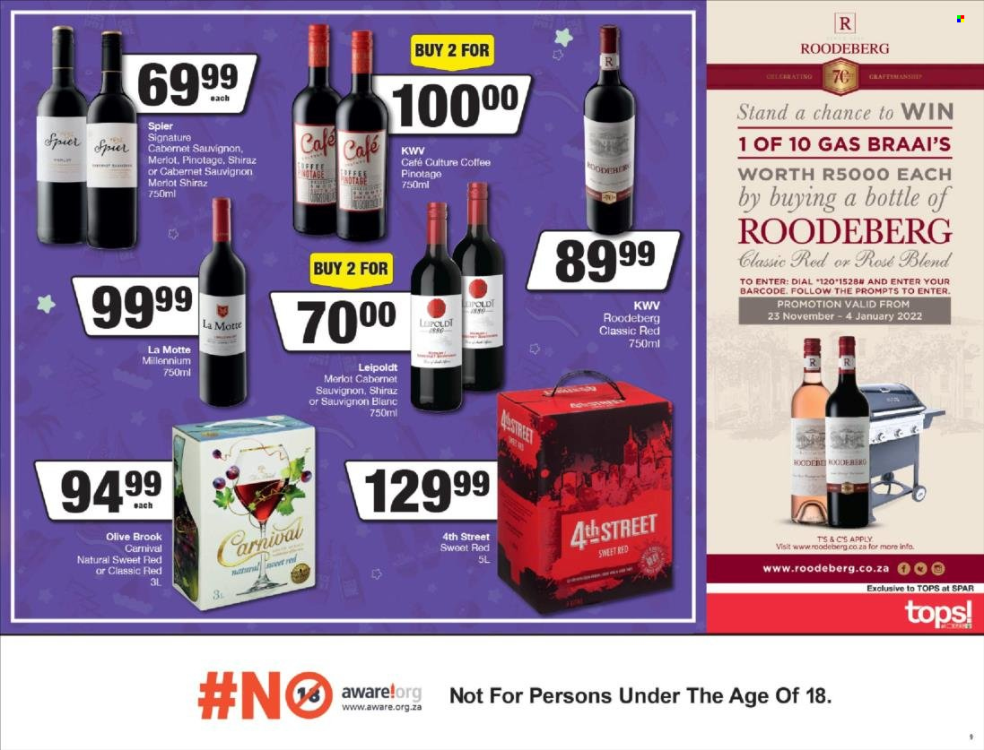 TOPS at SPAR specials - 23/11/2021 - 05/12/2021. Page 9