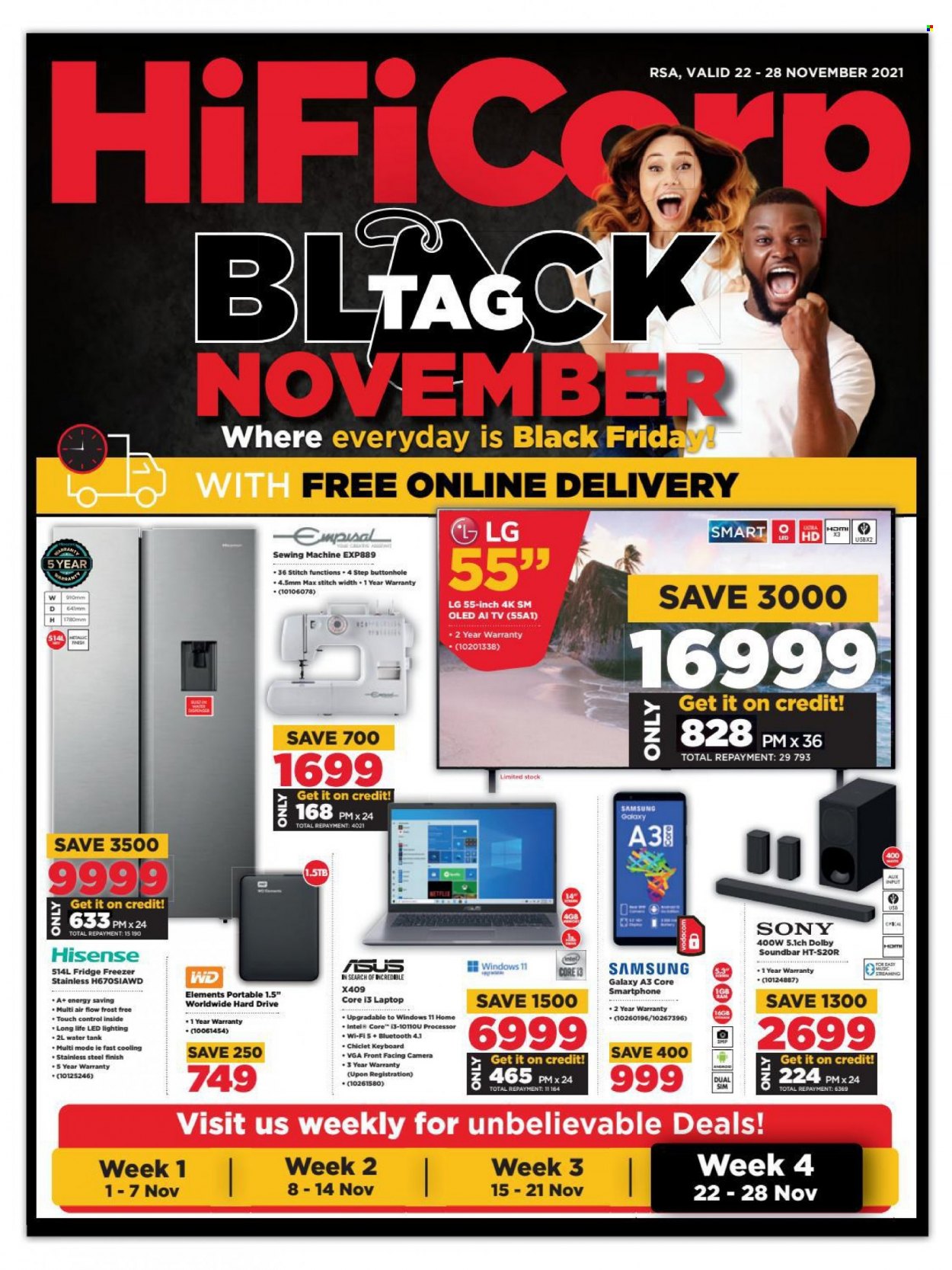 HiFi Corp specials - 22/11/2021 - 28/11/2021. Page 1