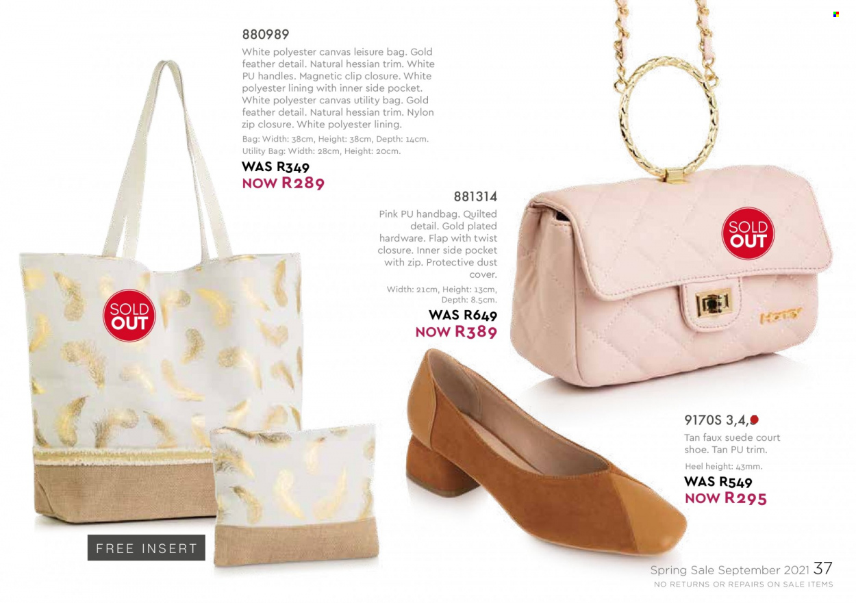 Honey specials. Page 39
