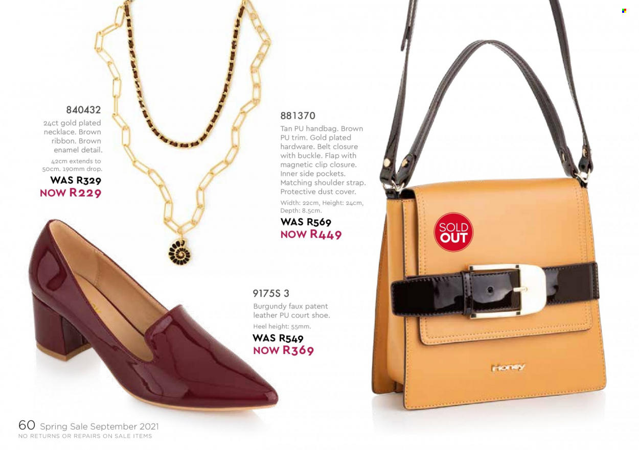 Honey specials. Page 62