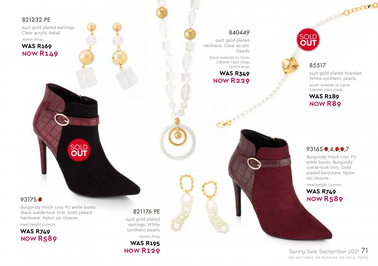 Honey specials. Page 73