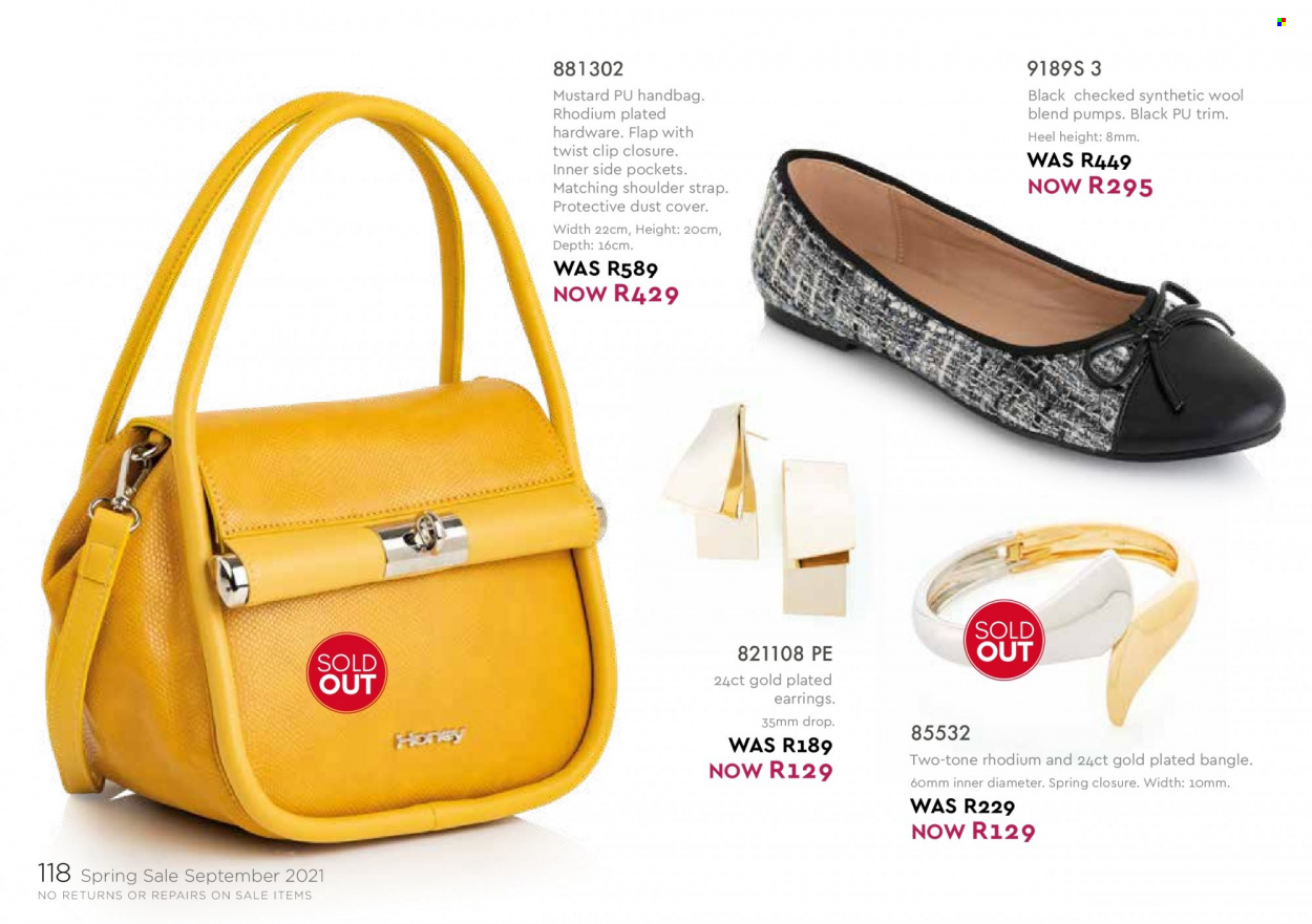Honey specials. Page 120